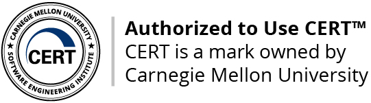 Authorized to use CERT(TM) - CERT is a mark owned by Carnegie Mellon University